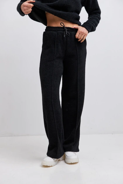 Брюки з альпаки і строчкою Wear me M Чорний (2_24_140-1_10947) - изображение 2