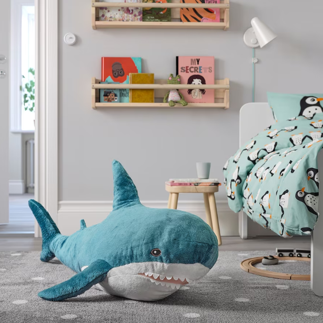 Большая мягкая плюшевая игрушка Акула IKEA BLÅHAJ BLAHAJ 100 см детская синяя игрушка 303.735.88 - изображение 6