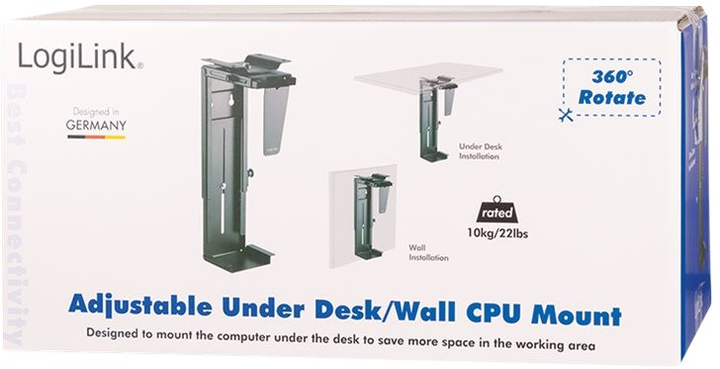 Uchwyt bloku systemu Logilink EO0005 Black - obraz 4