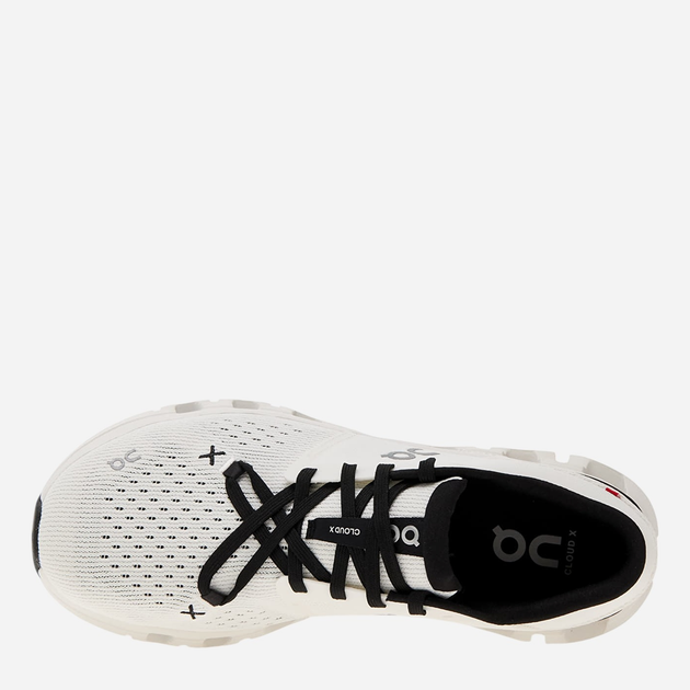 Buty do biegania męskie On Running Cloud X 4 3ME30040791 46 (11.5US) Ivory/Czarny - obraz 4