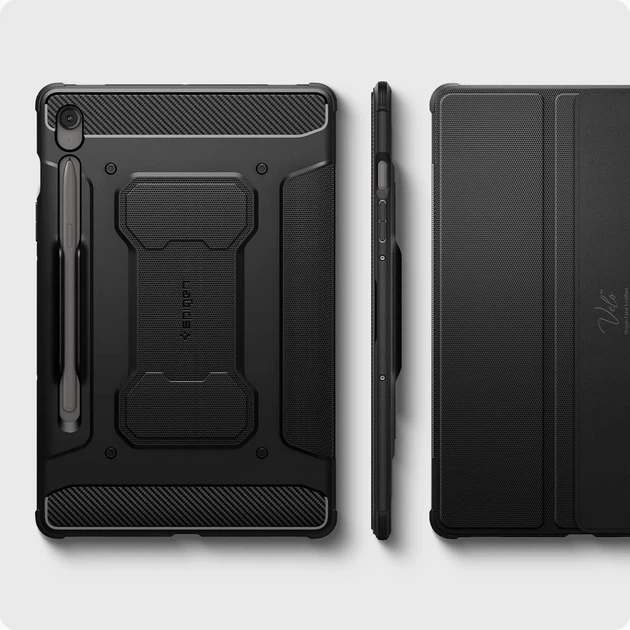 Чехол Spigen Rugged Armor Pro для Samsung Galaxy Tab S10 FE(2025) / S9(2023) Black (ACS09380) - изображение 3