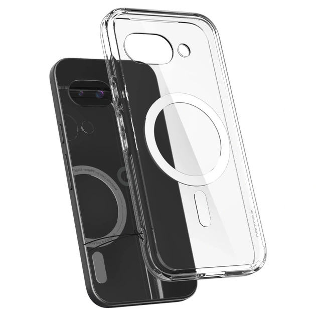 Чехол Spigen Ultra Hybrid MagFit для Google Pixel 9a Clear White (ACS09043) - изображение 4