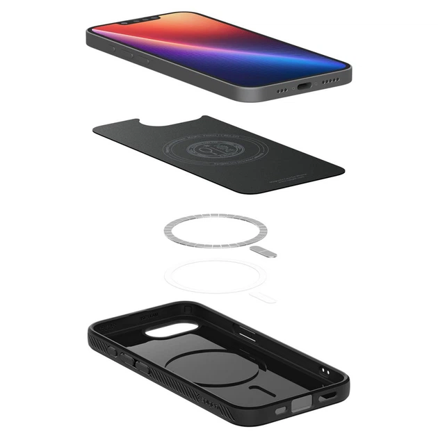 Чохол Spigen Liquid Air MagFit до iPhone 16e/17e Matte Black (ACS09151) - зображення 9