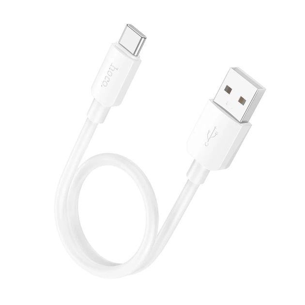 Кабель HOCO X96 Hyper 27W charging data cable USB to Type-C 0.25m White (6942007609418) - Фото 1 Кабель HOCO X96 Hyper 27W charging data cable USB to Type-C 0.25m White (6942007609418) - зображення 1