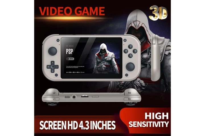 Игровая ретро консоль Sjgam M17 аккумуляторная с IPS экраном 4,3 дюйма на 20000 игр Серебристая (127-14-16355) - Фото 5 Игровая ретро консоль Sjgam M17 аккумуляторная с IPS экраном 4,3 дюйма на 20000 игр Серебристая (127-14-16355) - изображение 5