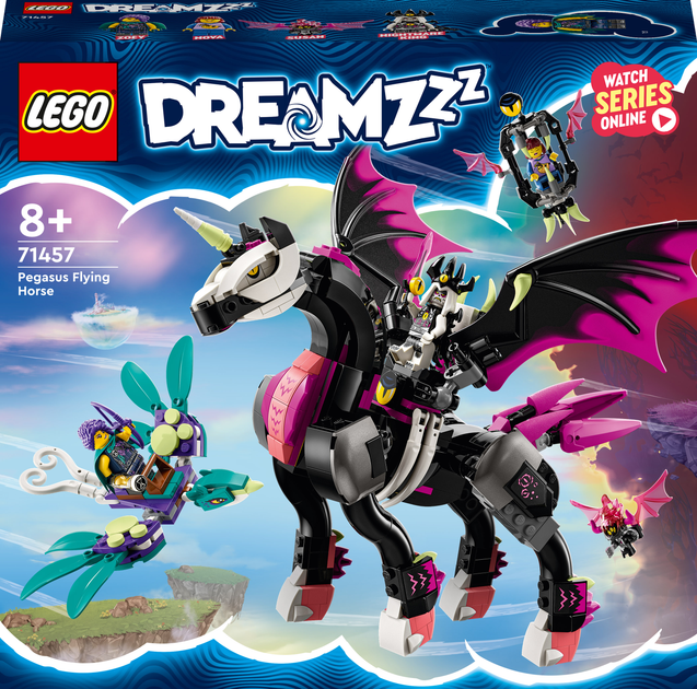 Конструктор LEGO DREAMZzz Летючий кінь Пегас 482 деталі (71457) (955555908902529) - Уцінка - зображення 1