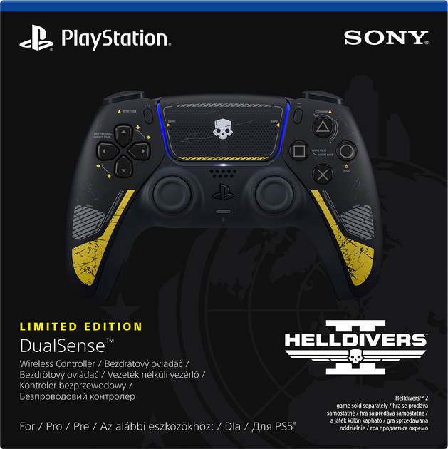 Bezprzewodowy kontroler Sony PlayStation Dualsense BT Helldivers 2 Limited Edition dla PS5/PS5 Pro/PS5 Digital Edition (1000047305) (955555910416641) - Outlet - obraz 4