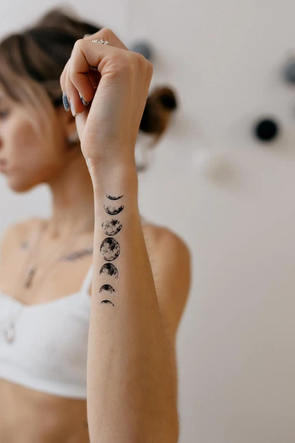 Временные татуировки TATTOOSHKA "Луна и планеты" L-23 - изображение 4