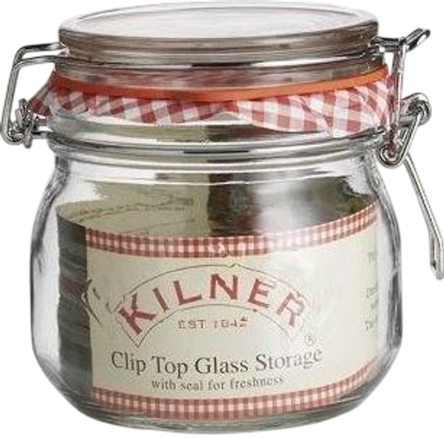 Słoik Kilner Round Clip Top Jars przezroczysty 500 ml (5010853158389) - obraz 2