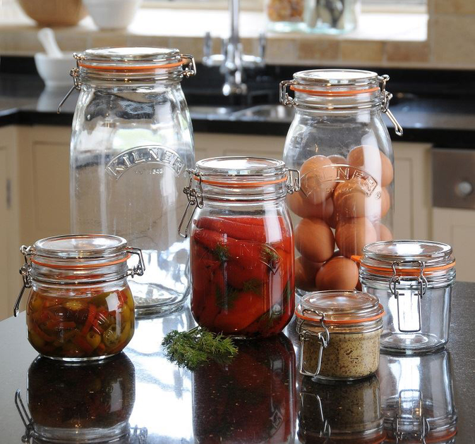 Банка Kilner Round Clip Top Jars прозора 2 л (5010853158419) - зображення 3