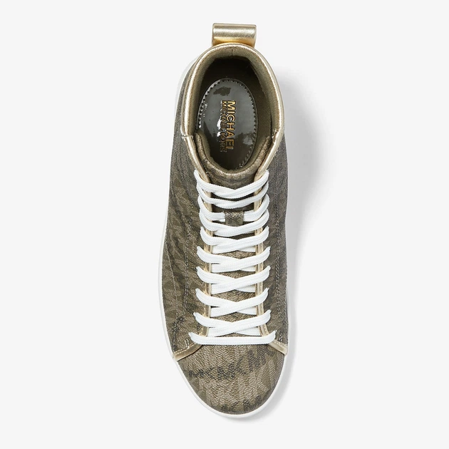 Женские кеды высокие Michael Kors 548176559 38.5 Зеленые (1159831999) - Фото 3 Женские кеды высокие Michael Kors 548176559 38.5 Зеленые (1159831999) - изображение 3