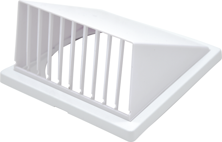 Вытяжной колпак с обратным клапаном AirRoxy 125 white пластик белый 02-502 - изображение 5