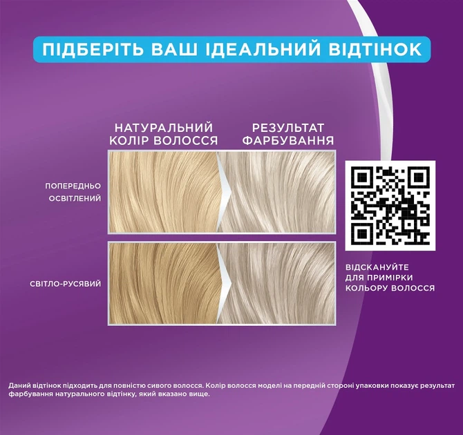 Краска для волос Palette C-9 (9.5-1) Пепельный блондин 110 мл (3838905551658) - изображение 5
