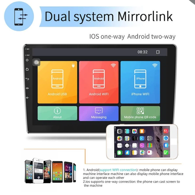 Магнітола для авто A2648KT (Q3162) 10 дюймів Android 9.1 2/32 GB - изображение 3