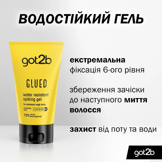 Гель для укладки Got2b Glued Фиксация 6 150 мл (5012583105084) - изображение 6