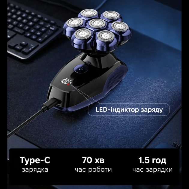 Электробритва Xiaomi Enchen Alien Pro 2 - Фото 7 Электробритва Xiaomi Enchen Alien Pro 2 - изображение 7