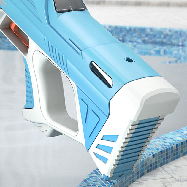Водяной электрический автомат бластер на аккумуляторе Water Superior Gun с автоматическим насосом Голубой - Фото 8 Водяной электрический автомат бластер на аккумуляторе Water Superior Gun с автоматическим насосом Голубой - изображение 8