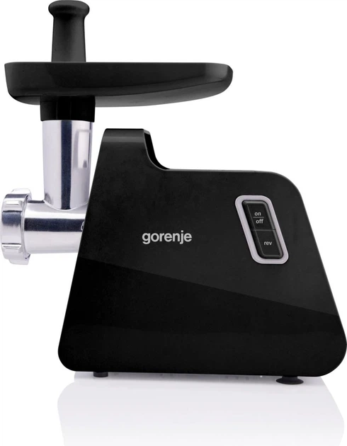 Gorenje М'ясорубка, 1700Вт, 2,3кг/хв, 2 решітки, пластик/метал, чорний - зображення 2