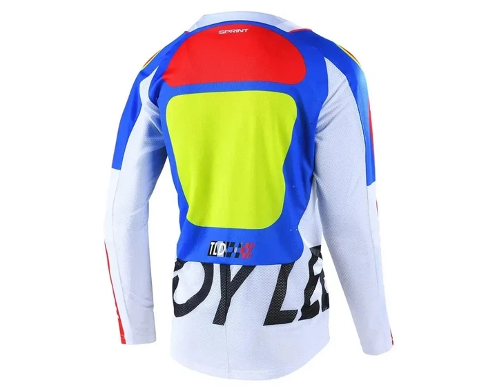 Велоджерсі TLD Sprint Jersey Drop In M White Troy Lee Designs (1106-323326003) - зображення 2