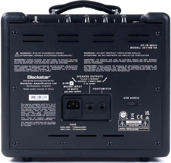 Гитарный комбоусилитель Blackstar HT-1R MKIII - изображение 3