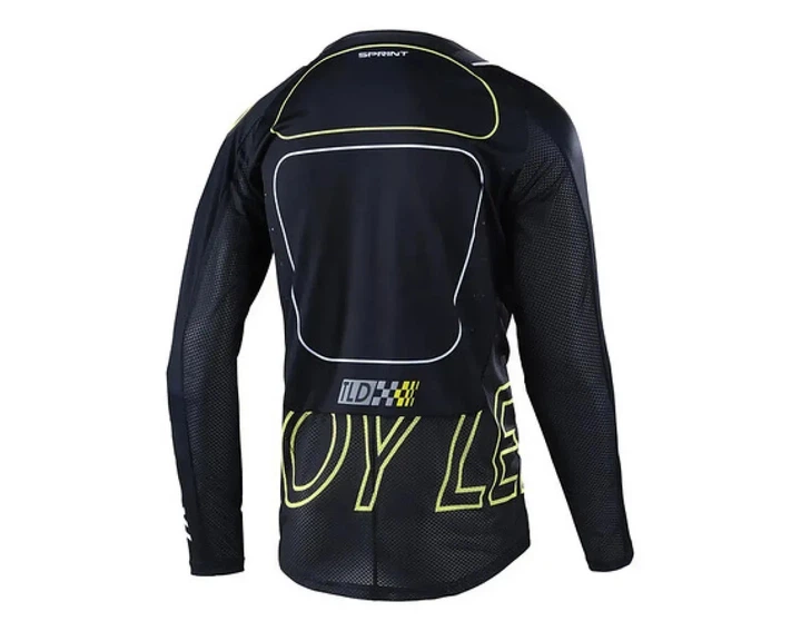 Велоджерси TLD Sprint Jersey Drop In Black/Green S Troy Lee Designs (1106-323326012) - изображение 2
