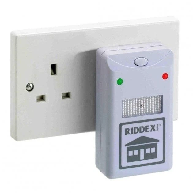Электромагнитный отпугиватель грызунов и насекомых Riddex Plus для дома и дачи (светодиодный индикатор, радиус до 200 м²) - Фото 6 Электромагнитный отпугиватель грызунов и насекомых Riddex Plus для дома и дачи (светодиодный индикатор, радиус до 200 м²) - изображение 6