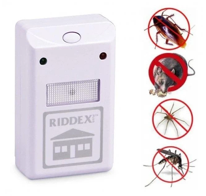 Электромагнитный отпугиватель грызунов и насекомых Riddex Plus для дома и дачи (светодиодный индикатор, радиус до 200 м²) - Фото 8 Электромагнитный отпугиватель грызунов и насекомых Riddex Plus для дома и дачи (светодиодный индикатор, радиус до 200 м²) - изображение 8