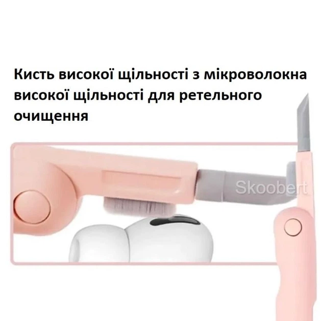 Набор для чистки гаджетов универсальный 7в1 с кейсом – для электроники, клавиатуры, наушников, экранов - Фото 3 Набор для чистки гаджетов универсальный 7в1 с кейсом – для электроники, клавиатуры, наушников, экранов - изображение 3