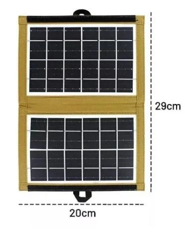 Сонячна панель з usb виходом CL 670 (похідна зарядна установка 7W з USB) для кемпінгу, туризму, будинку, дачі, телефонів - Фото 4 Сонячна панель з usb виходом CL 670 (похідна зарядна установка 7W з USB) для кемпінгу, туризму, будинку, дачі, телефонів - зображення 4