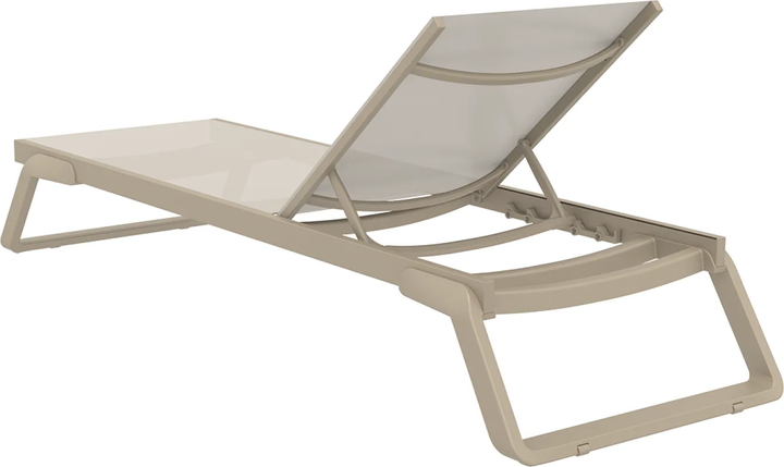 Шезлонг Siesta Tropic, 210 х 72 х 31 см - бежевий - Фото 3 Шезлонг Siesta Tropic, 210 х 72 х 31 см - бежевий - зображення 3