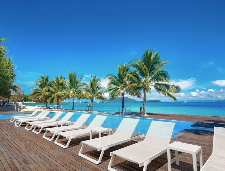 Шезлонг Siesta Tropic, білий - Фото 8 Шезлонг Siesta Tropic, білий - зображення 8