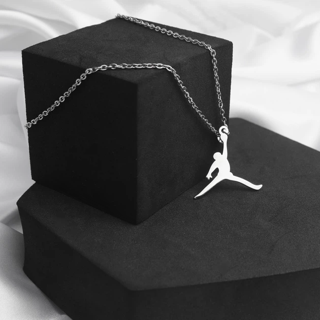 Чоловічий кулон на шию з нержавіючої сталі "Jordan" - зображення 5