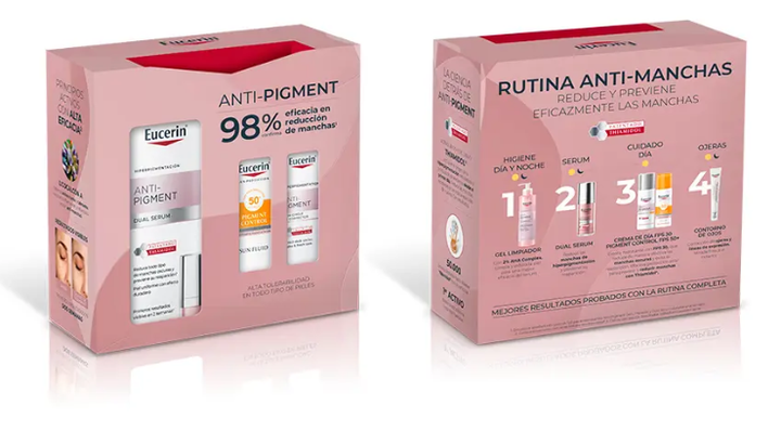 Набір для догляду за обличчям Eucerin Сироватка Anti-Pigment 30 мл + Крем Pigment Control з фільтром SPF50 7 мл + Консилер-олівець для обличчя Anti-Pigment проти плям 5 мл (4005800362729) - зображення 3