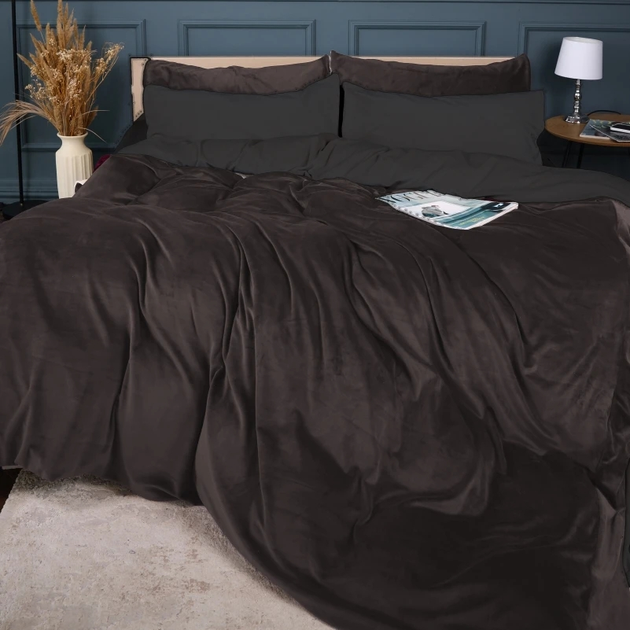 Акція на Наволочка MirSon Велюр Winter Frost 28-0005 + 28-0003 Anemone Velvet 50х70 від Rozetka