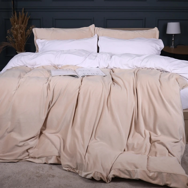 Підковдра MirSon Велюр Winter Frost 28-0001 + 28-0004 Gardenia Velvet 200х220 від Rozetka на платформі USKIDKA Акція на Підковдра MirSon Велюр Winter Frost 28-0001 + 28-0004 Gardenia Velvet 200х220 від Rozetka