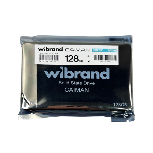 SSD Wibrand Caiman 128GB 2.5" 7mm SATAIII Bulk (WI2.5SSD/CA128GB) - изображение 3