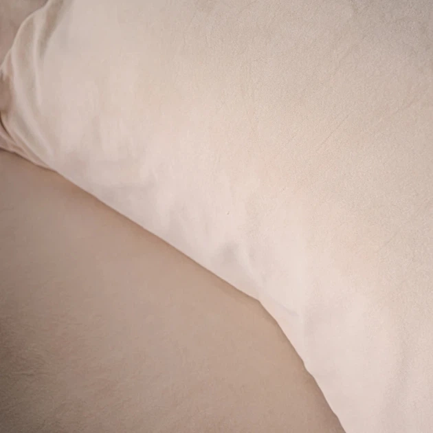 Простынь на резинке MirSon Велюр Winter Frost 28-0004 Cream Velvet 150х190 (2200003996586) - изображение 6