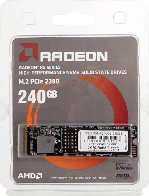 Dysk SSD AMD Radeon R5 240GB M.2 SATA III 3D NAND TLC (R5M240G8) - obraz 5