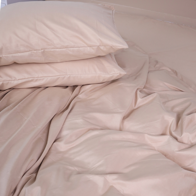 Простирадло на гумці MirSon Mikrosatin Premium №15-1214 Warm Sand 90x200x25 см від Rozetka на платформі USKIDKA Акція на Простирадло на гумці MirSon Mikrosatin Premium №15-1214 Warm Sand 90x200x25 см від Rozetka