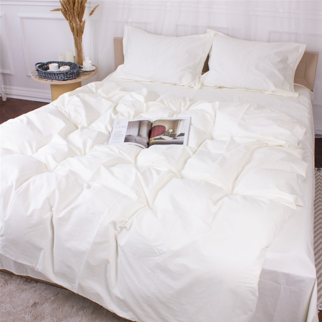 Комплект постільної білизни MirSon Poplin Line 002 Milky White 2 x 160 x 220 см від Rozetka на платформі USKIDKA Акція на Комплект постільної білизни MirSon Poplin Line 002 Milky White 2 x 160 x 220 см від Rozetka