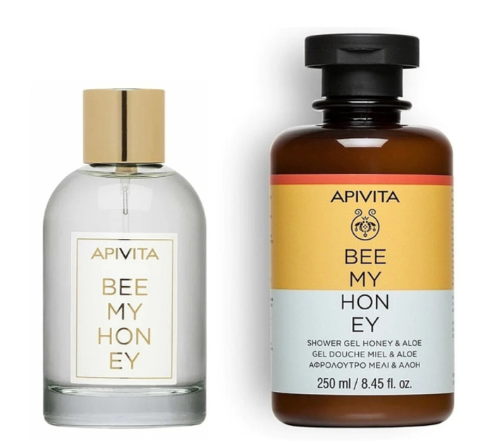 Zestaw damski Apivita Bee My Honey Woda toaletowa 100 ml + Żel pod prysznic 250 ml (5201279099725) - obraz 2