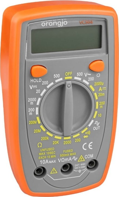 Miernik uniwersalny DPM Orangjo VC504 (5350673902831) - obraz 2