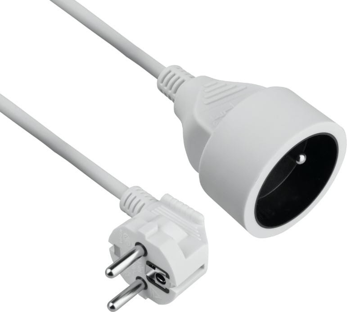 Подовжувач DPM 1 розетка 10 м White (5906881207529) - зображення 1