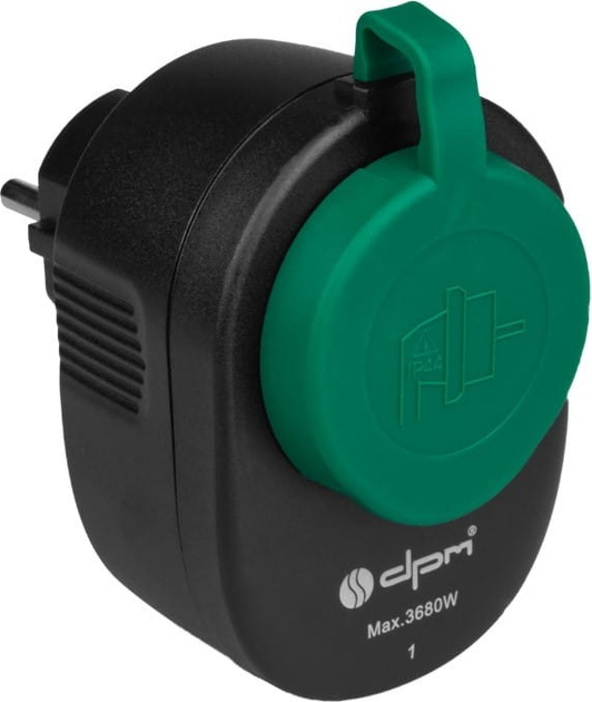 Набір розумних розеток DPM DT44 IP44 3 шт. Black (5906881220696) - зображення 2