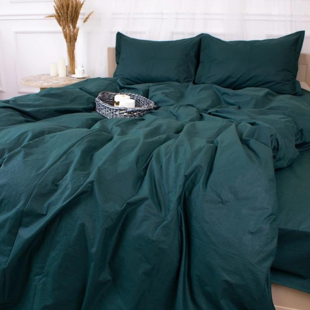 Підковдра MirSon Poplin Line 091 Emerald 143х210 см від Rozetka на платформі USKIDKA Акція на Підковдра MirSon Poplin Line 091 Emerald 143х210 см від Rozetka