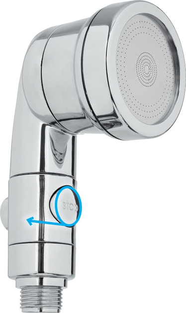 Ручна лійка для душу N'oveen XL1060 Srebrna (5902221623264) - зображення 9