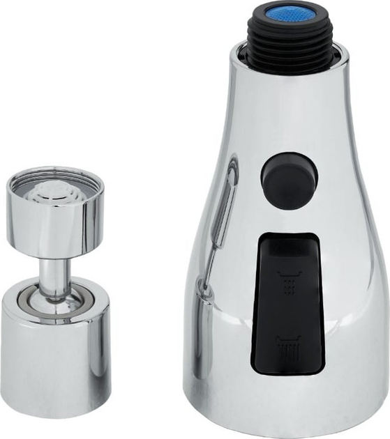 Аератор N'oveen XL1076S Silver з поворотом 360° (5902221623301) - зображення 5