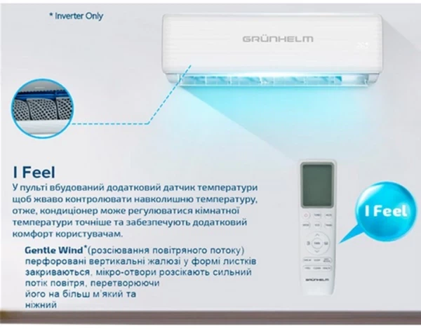 Кондиционер Grunhelm Inverter gac-09gh-iwf-tpro-32 - изображение 4