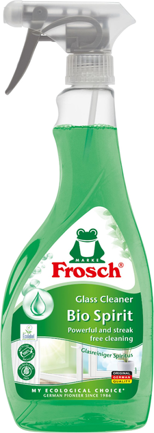 Очищувач для скляних і дзеркальних поверхонь Frosch спиртової 500 мл (4009175161918_1) - зображення 1