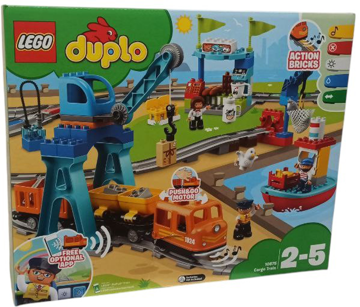 Конструктор LEGO DUPLO Вантажний потяг 105 деталей (10875) (955555908809229) - Уцінка - зображення 2